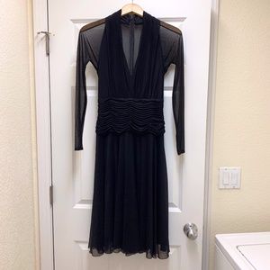 Tadashi Shoji Black Formal Gown, Size XS, EUC